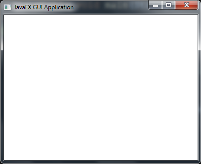 Java GUI - JavaFX Window Example 