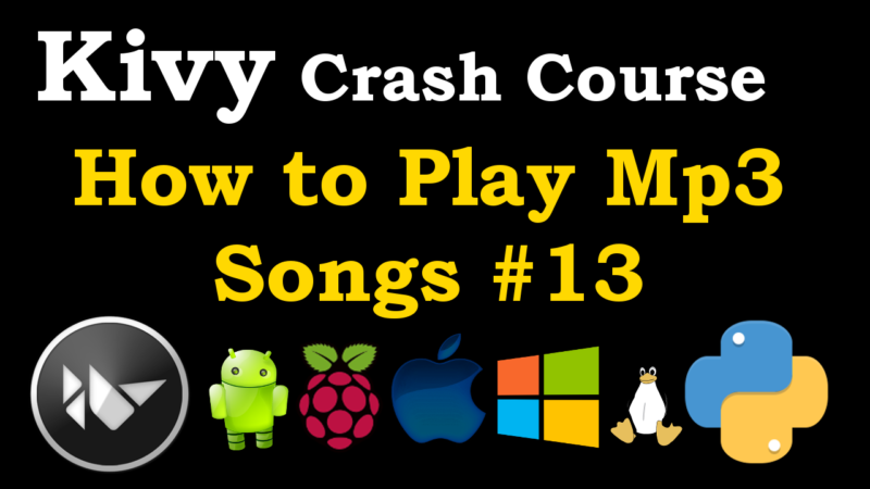 Python Kivy How to Play Mp3 Music