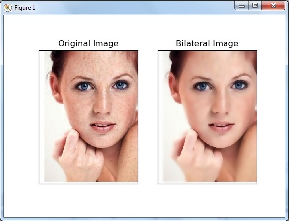 OpenCV Smooth Image with Bilateral Filtering