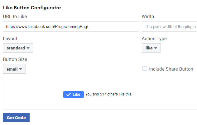 Facebook Like Button For WordPress