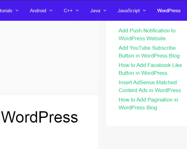 WordPress Add Custom Sidebar in Every Post