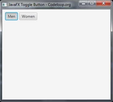 How to Create ToggleButton in JavaFX