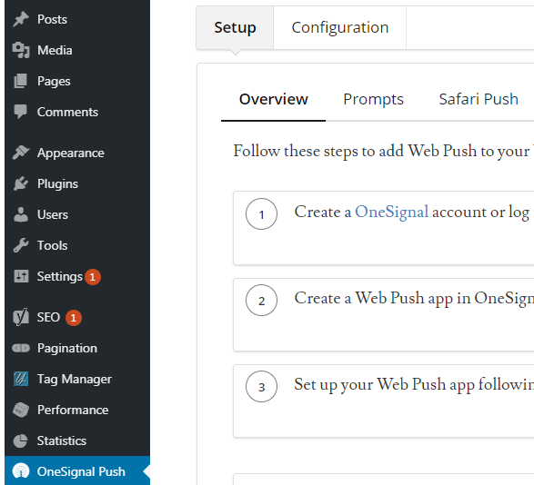 Push Notification in WordPress