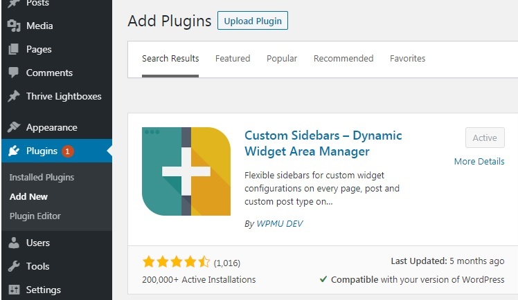 WordPress Add Custom Sidebar in Every Post