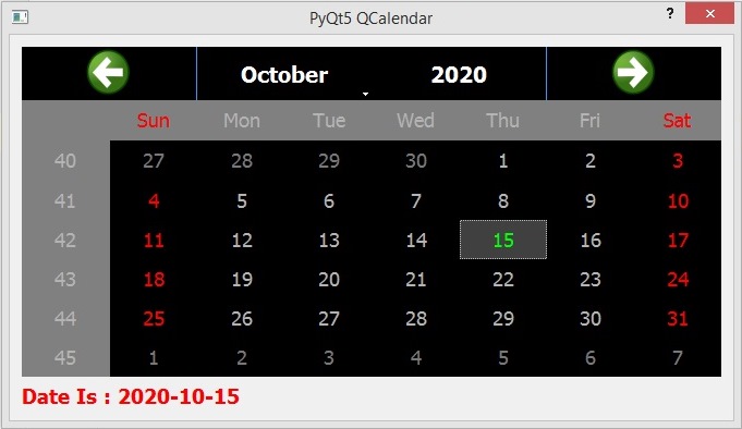 PyQt5 Tutorial - Creating Calendar with Qt Designer 