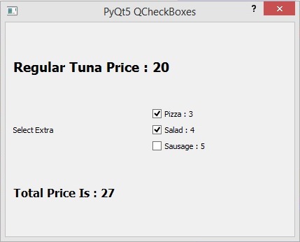 PyQt5 Tutorial - Create CheckBox in Qt Designer 
