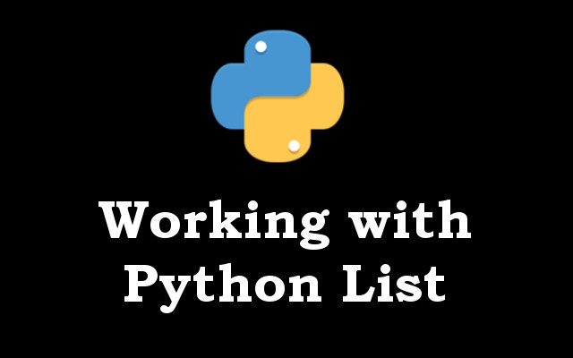 Working with Python List