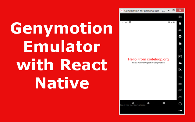 React Native and Genymotion