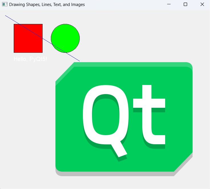 Python PyQt5 Drawing Rectangle With QPainter Class