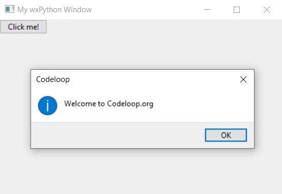 Python wxPython Window