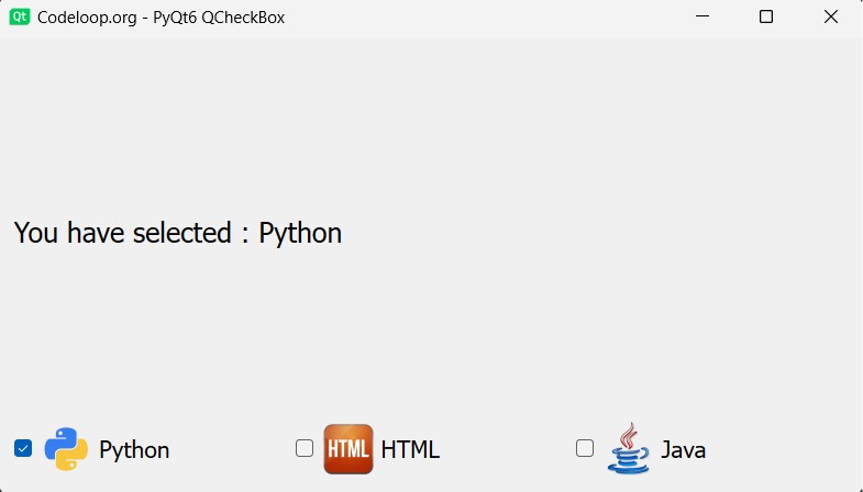 How to Create CheckBox in PyQt6 & Python