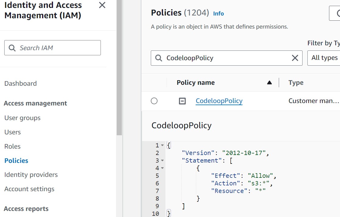 How to Create AWS Custom Policy with Python & Boto3