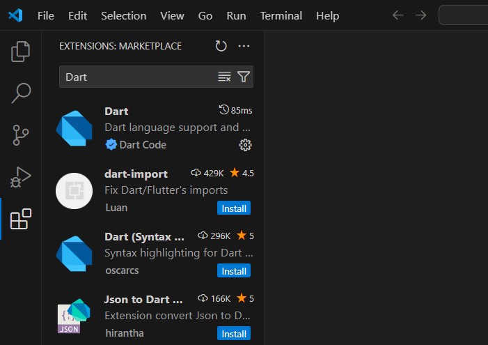 How to Run Dart Code in VS Code