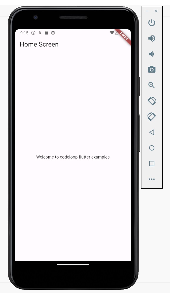 Flutter Scaffold Example