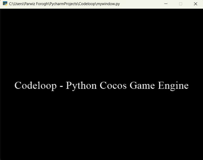 Python Cocos2D Game Engine