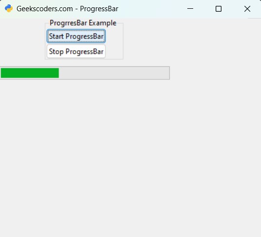 Python TKinter ProgresBar