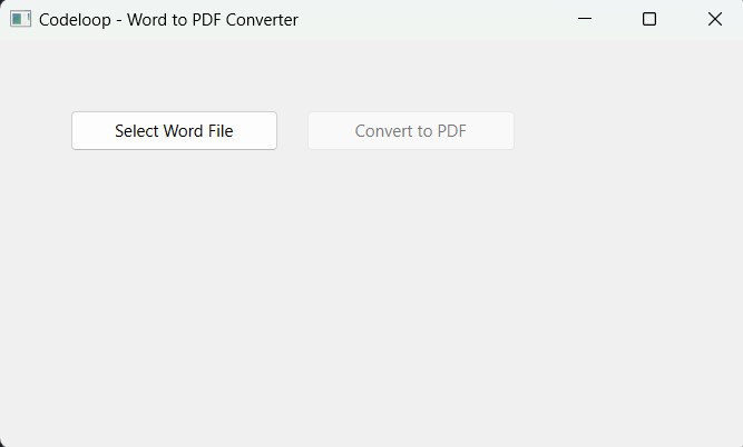 Build Word to PDF Converter in Python & PyQt6