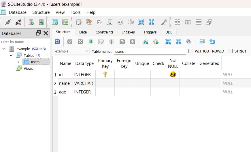 Python Database - SQLite ORM with Python