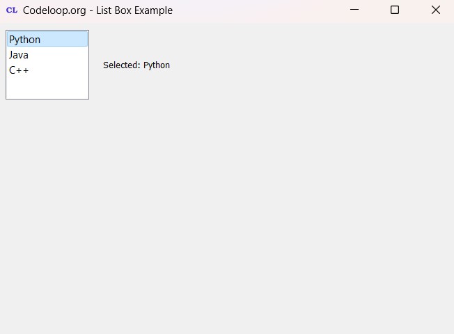 PyQt5 Tutorial - Create List Box in Python