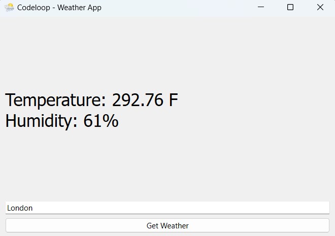 How to Build Weather App with Python & PyQt6