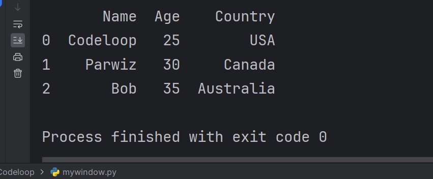 Python Pandas Write to Excel File