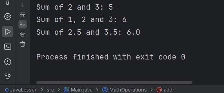 Java Method Overloading