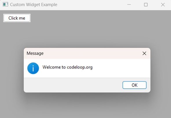 wxPython Tutorial - Creating Custom Widget - Codeloop